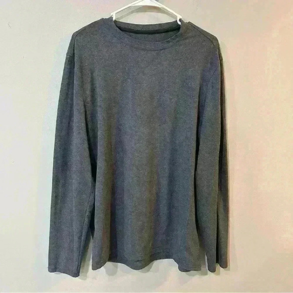 Free County Long Sleeve Grey Thermal Shirt Men’s Size Large - Picture 1 of 4